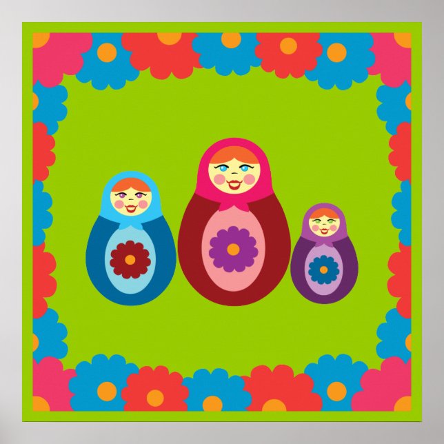 Matroschka-Puppen Poster (Vorne)