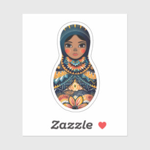Matryoshka Doll Aufkleber