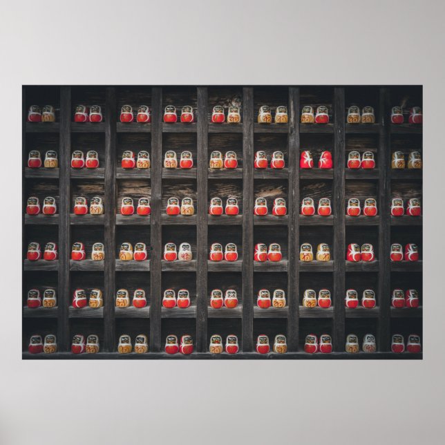 Matryoshka doll lot on shelf poster (Vorne)