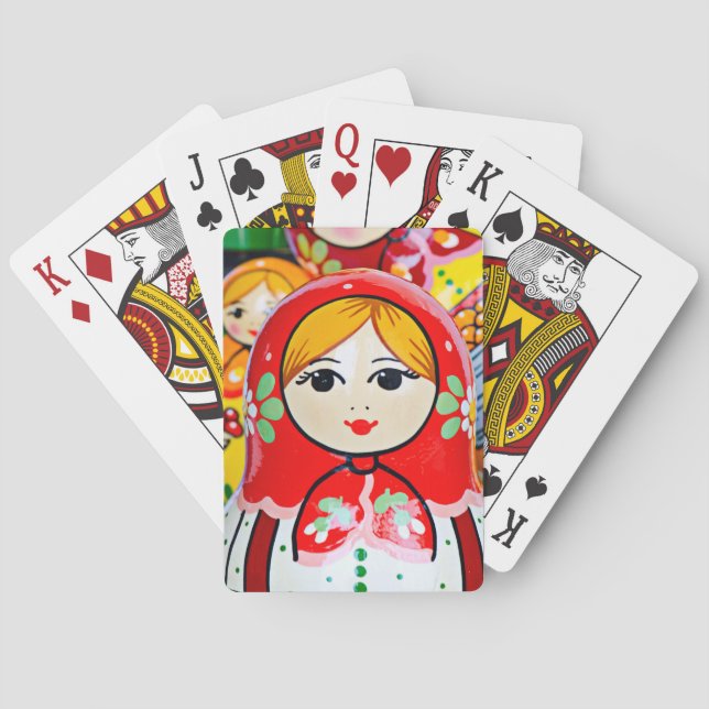 Matryoshka Doll Spielkarten (Rückseite)