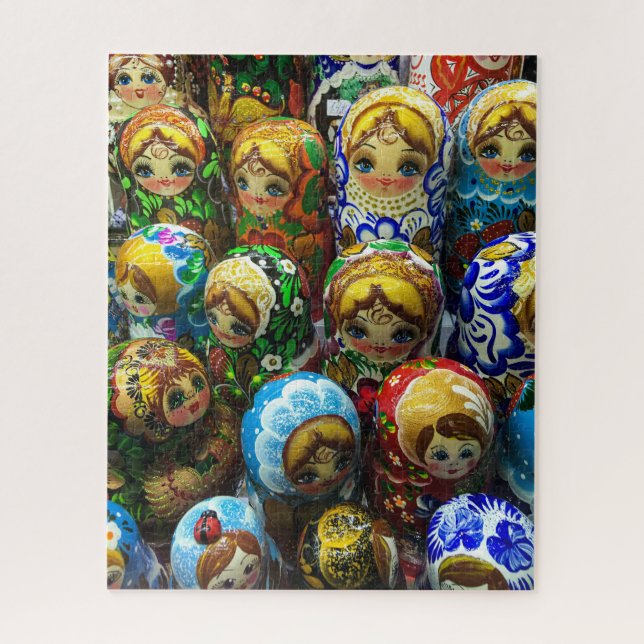 Matryoshka Dolls Souvenir Kiosk Travel Foto (Vertikal)