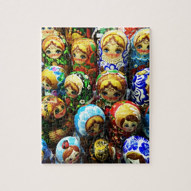 Matryoshka Dolls Souvenir Kiosk Travel Foto (Vertikal)