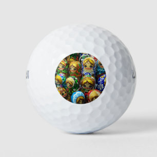 Matryoshka Dolls Souvenir Kiosk Travel Foto Golfball
