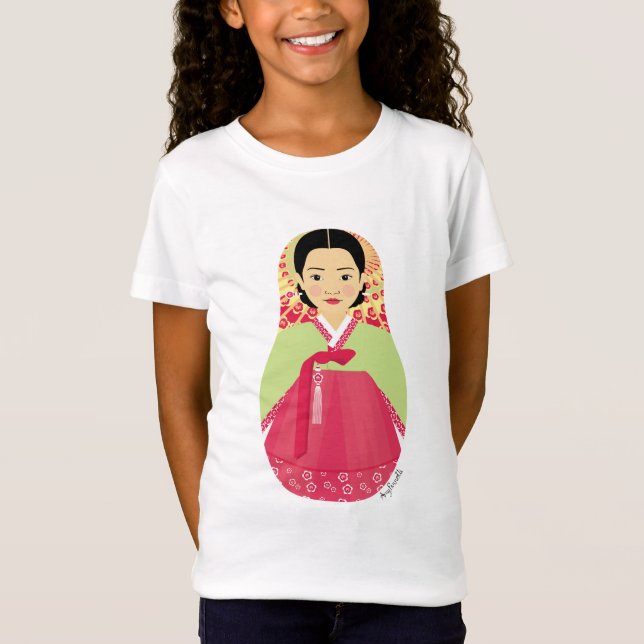Matryoshka Girls' T - Shirt (Vorderseite)