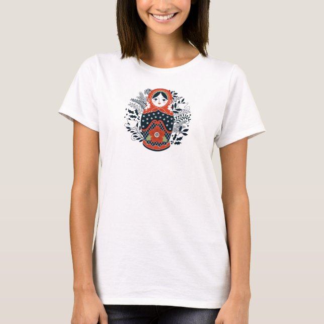 Matryoshka Nesting Doll Niedlich T-Shirt (Vorderseite)