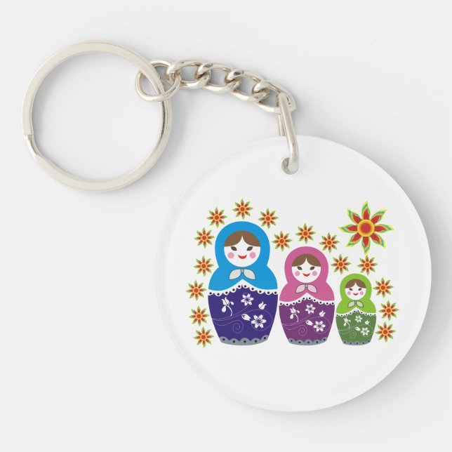 Matryoshka Poupées russes & tournesols personnalis (Devant)