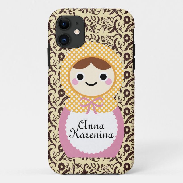 Matryoshka Puppe Case-Mate iPhone Hülle (Rückseite)