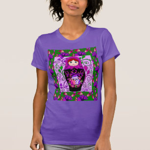matryoshka Puppe, russische Puppen, матрёшк T-Shirt