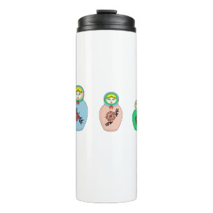 Matryoshka-Puppe Thermosbecher