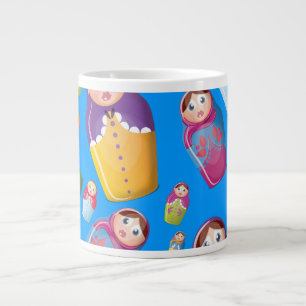 Matryoshka-Puppen Jumbo-Tasse