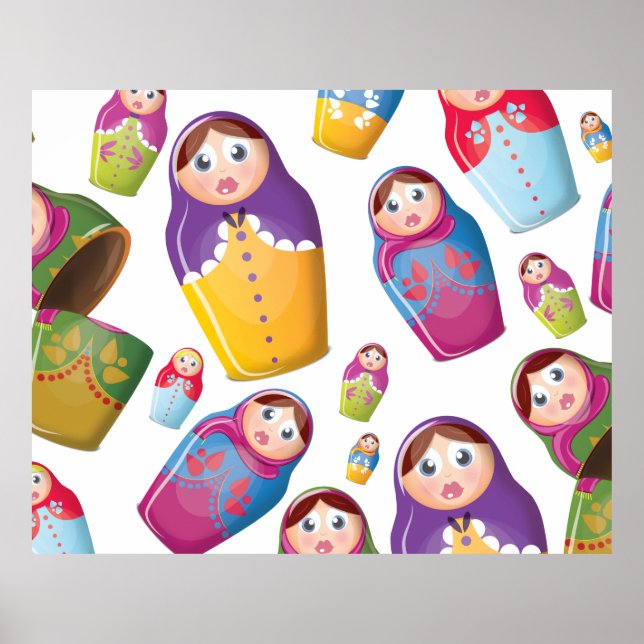 Matryoshka-Puppen Poster (Vorne)