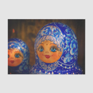 Matryoshka-Puppentepapier Seidenpapier