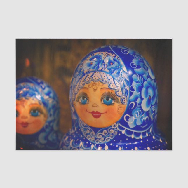 Matryoshka-Puppentepapier Seidenpapier (Vorderseite)
