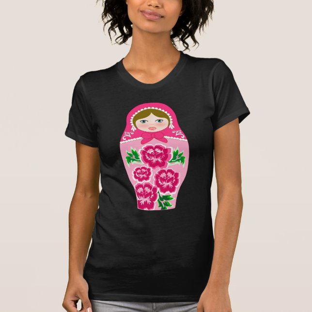 MATRYOSHKA, RUSSISCHE PUPPE T-Shirt (Vorderseite)