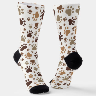 Matschige Pfotenabdruck-Socken Socken