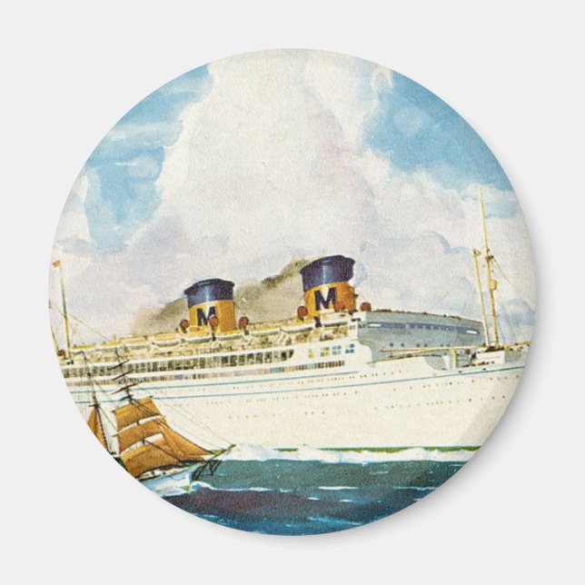 Matson Liner bis Hawaii Magnet (Vorne)