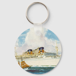 Matson-Linienschiff nach Hawaii Schlüsselanhänger