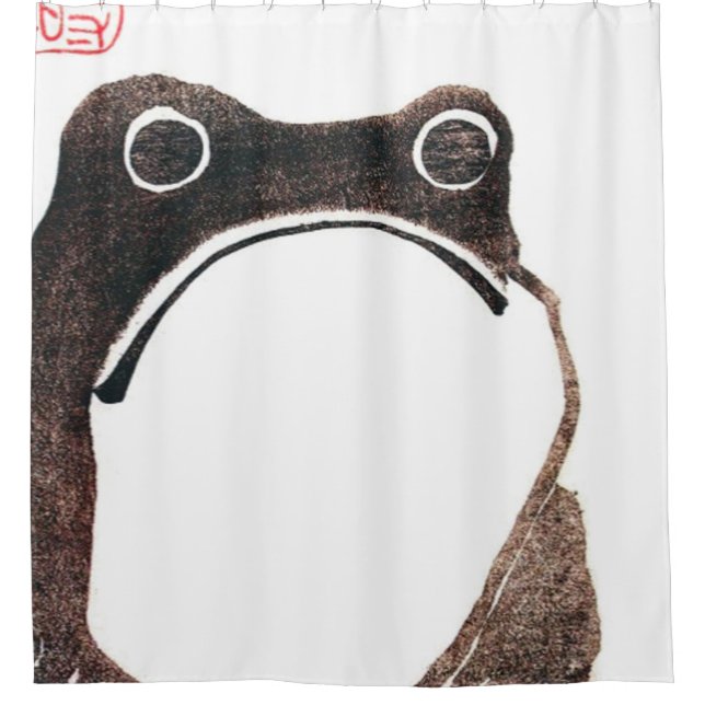 Matsumoto Hoji Frog Duschvorhang (Vorderseite)