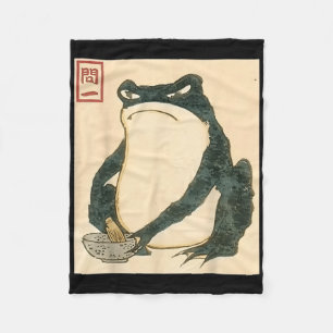 Matsumoto Hoji Japanischer Frog Ukiyo-e Toad Meme Fleecedecke