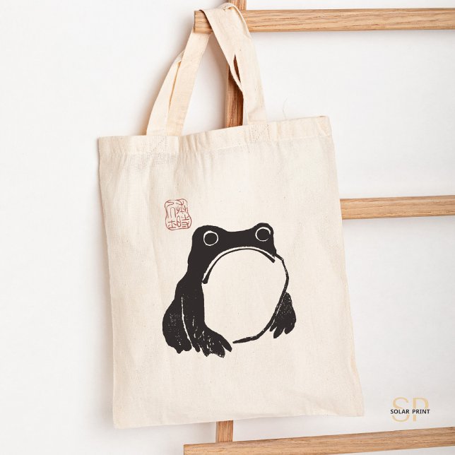 Matsumoto Hoji Sad Frog Japanische Kunst Tragetasche (Von Creator hochgeladen)