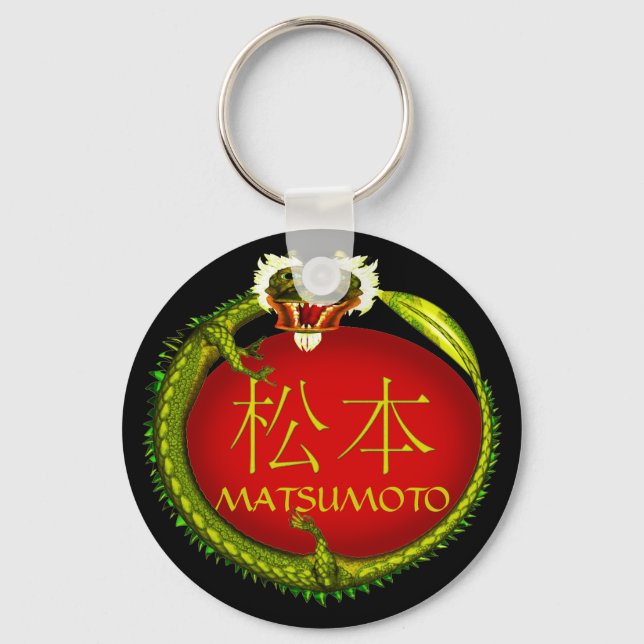 Matsumoto Monogram Dragon Schlüsselanhänger (Vorderseite)