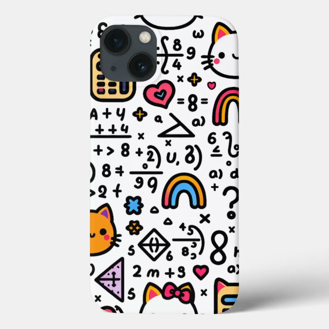 Matt Calculator Phone Case - Einzigartiges Design  (Rückseite)
