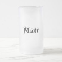 Matt-Name Art-Mattierte Tasse