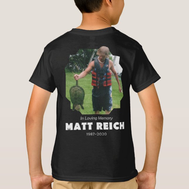 Matt Reich Memorial Kids Shirt (Rückseite)