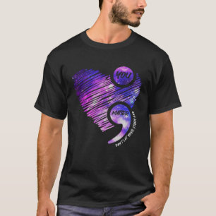 Matt Semicolon Mental Health Awareness Kid T-Shirt