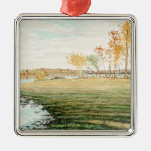 Mattaponi Fluss-Verzierung Ornament Aus Metall