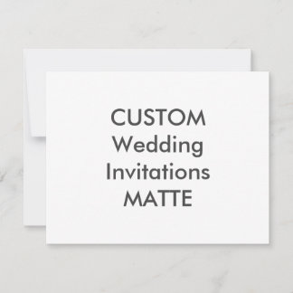 MATTE 120lb 5,5 po x 4,25 po Invitations de mariag