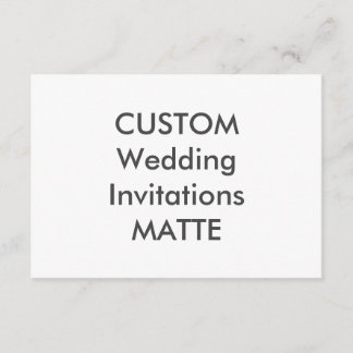 MATTE 120lb 5" x 3,5" Einladungen für Hochzeiten