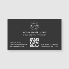 Matte Black Magnetic Card mit Ihrer Info Magnetkarte