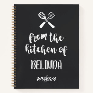 Matte Black Whisk Spatula aus der Küche von Notizbuch