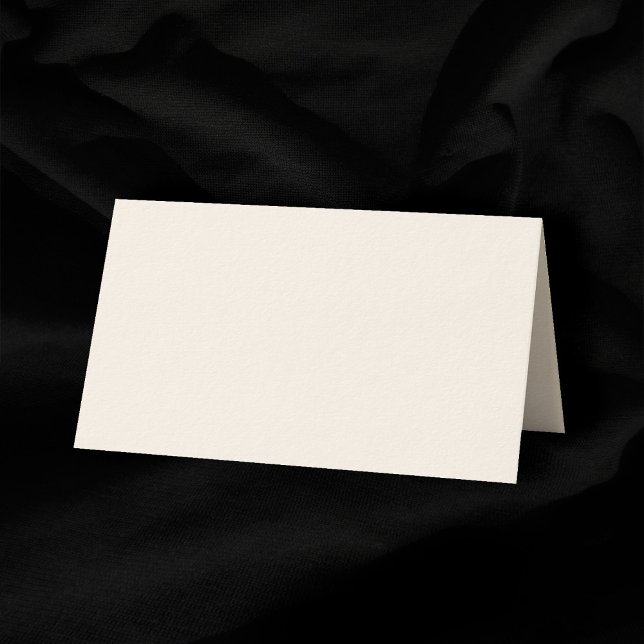 Matte Cream Blank 2" x 3,5" FaltWedding Platzkarte (Matte Cream Blank 2" x 3.5" Folded Wedding Place Card)