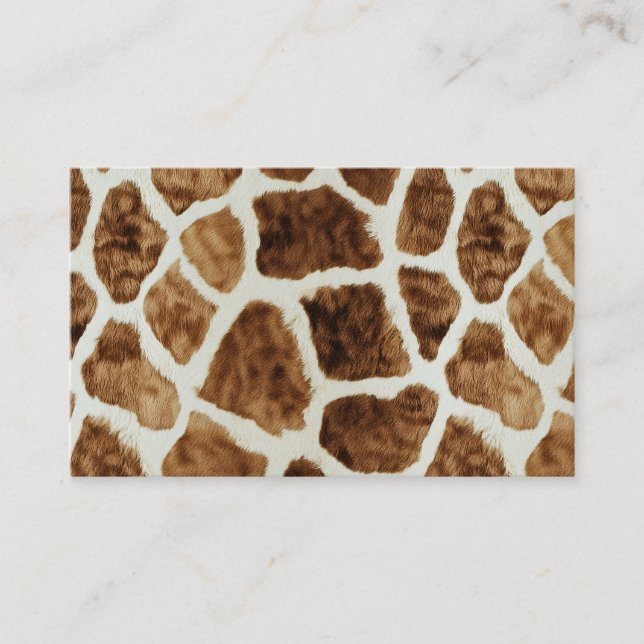 Matte épais Océanie Nom et carte de contact (Devant)