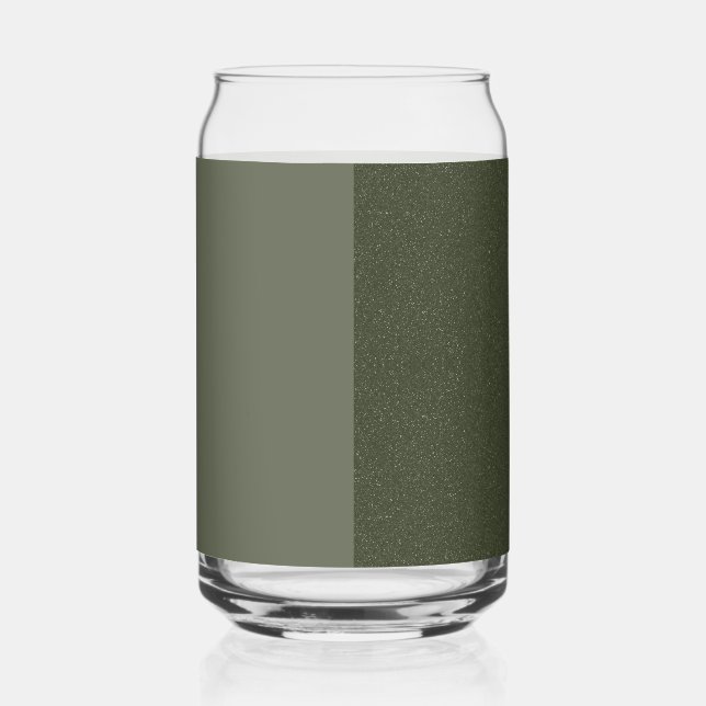 Matte et Parties scintillant Moss Green Custom Gla (Gauche)