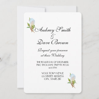 Matte Faire-part de mariage plat, Enve