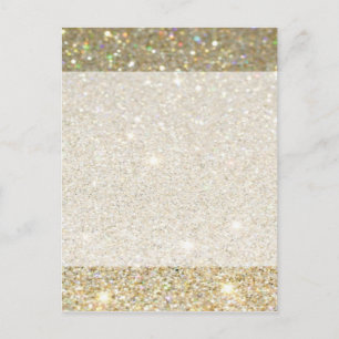 Matte glänzende goldene Einladung für jeden Anlass