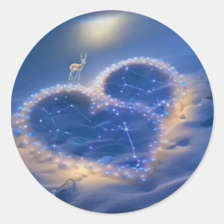 Matte & Glossy Round Labels Runder Aufkleber