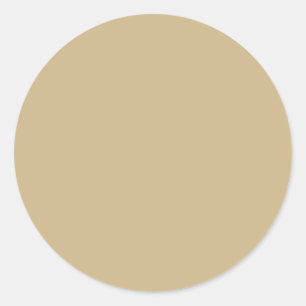 Matte Gold Runder Aufkleber