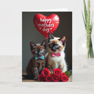 Matte Kitten Friends Karte