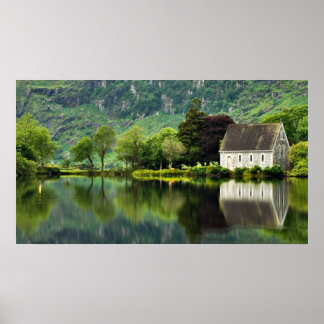 Matte Leinwand St. Finbarrs Oratorium Poster