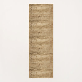 Matte mit einem Holzmuster.