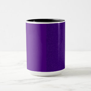 Matte + Noise Split Lila Coffee Tasse - Anpassen