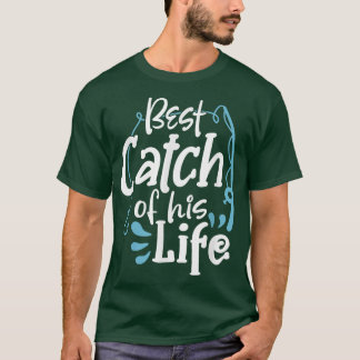 Matte Paare, die Zitat Fischfang Liebe T-Shirt