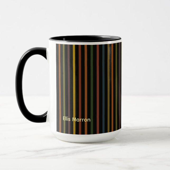 Matte Streifen Tasse (Links)
