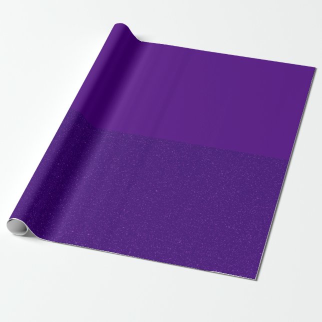 Matte Top & Glitzer Bottom Geschenkwrap - Anpassen Geschenkpapier (Ungerollt)