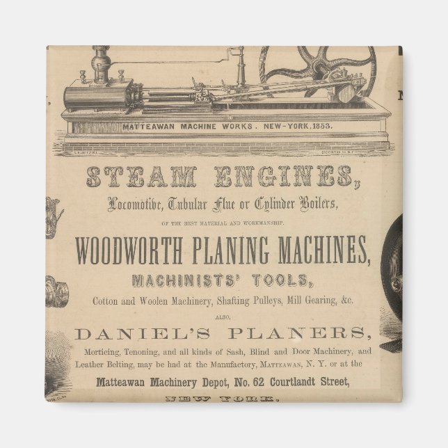 Matteawan Machinery Depot Magnet (Vorne)