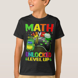 Matten Entsperrt Level-Up Video-Spiel zurück zur S T-Shirt